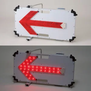 ソーラー式LED方向板 (386-672)