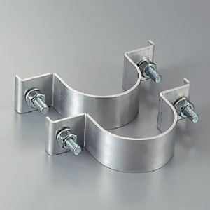 標識取付バンド平リブ用 76.3φ2ヶ組 (395-56)