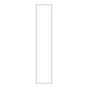 スリムSL看板　面板のみ 白無地 (396-301)