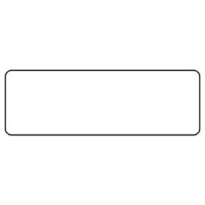 流体名表示板 5枚1組 無地 (426-35)