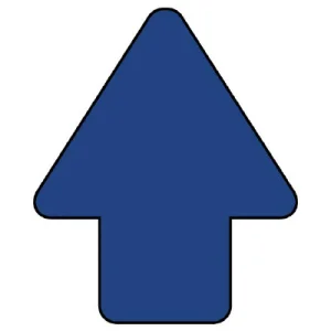 矢印ステッカー　10枚一組 青 (456-01)