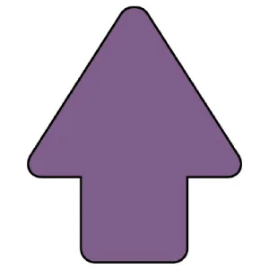 矢印ステッカー　10枚一組 灰紫 (456-04)