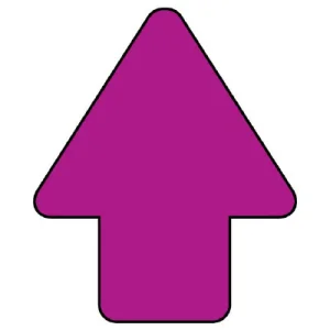 矢印ステッカー　10枚一組 赤紫 (456-09)