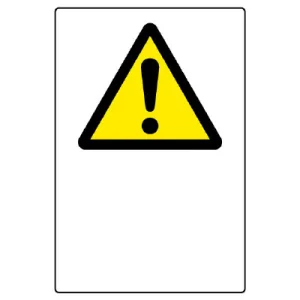 JIS規格安全標識 注意マークのみ1 ボード (802-541A)