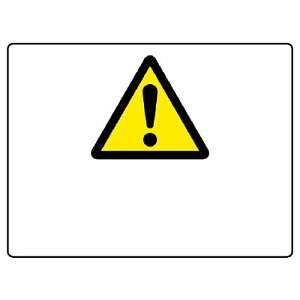 危険マークのみ1 エコボード 225×300 (804-59B)