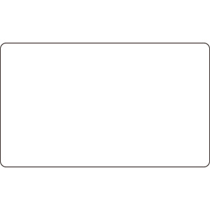 交通構内標識 白無地 横型 (833-102)