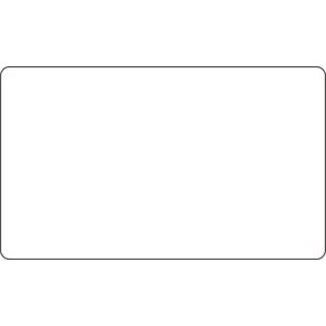 交通構内標識 白無地 680×400 アルミ 横 (833-102)