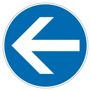 ユニピタ 矢印(OAフロア用) 青 大 (835-208)