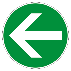 ユニピタ 矢印(OAフロア用) 緑 大 (835-209)