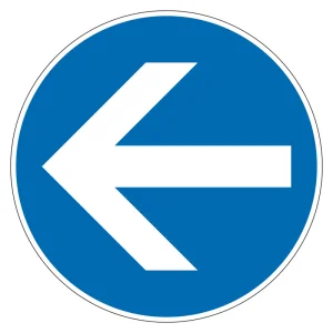 ユニピタ 矢印(OAフロア用) 青 小 (835-210)