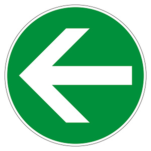 ユニピタ 矢印(OAフロア用) 緑 小 (835-211)