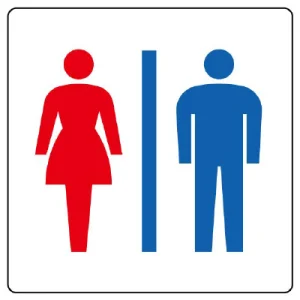 男女共用 PVC ステッカー 100×100 (839-10B)