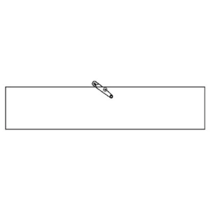 高輝度反射無地腕章 85×400 白 (847-861)