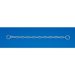 丸カン付チエーン 600mm 鉄(ユニクロメッキ) (860-51)