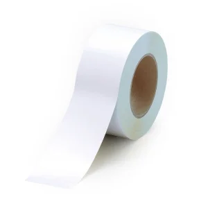 貼替え楽々 ユニフロアテープ 屋内床貼り用 再剥離タイプ 50mm 白 (863-011)