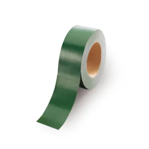 布テープ (簡易ラインテープ) (セパ無) 50mm幅×25m巻 緑 (864-70A)