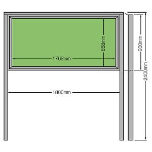 掲示板 900×1800 (867-02)