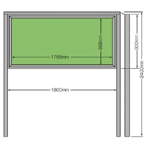 掲示板 900×1800 (867-02)