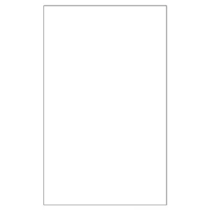 フロアユニスタンド用ステッカー（※本体別売り） 白無地 (868-49)