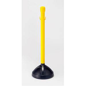 屋外用チェーンスタンド 高さ850mm カラー:黄 (870-32)