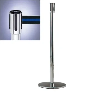 テンサバリアー シルバーポール  ベルトカラー： ストライプ(黒・青) (870-7014)