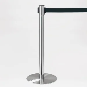 ベルトパーテーション スタッキングヘッド回転タイプ 黒 (870-961BK)