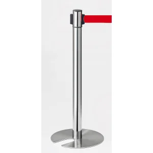 ベルトパーテーション スタッキングヘッド回転タイプ 赤 (870-961RD)