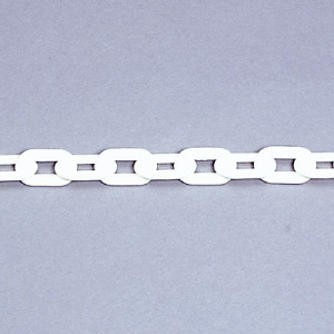 プラスチックチェーン 白 4m (871-234)