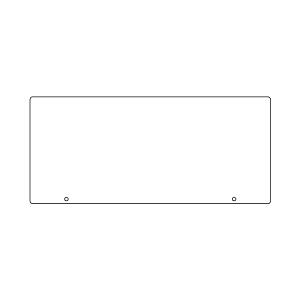 トークナビ2専用表示板 表示:白無地 (881-99)