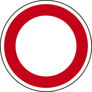 道路標識 (構内用) 最高速度 アルミ 600φ (894-18A)