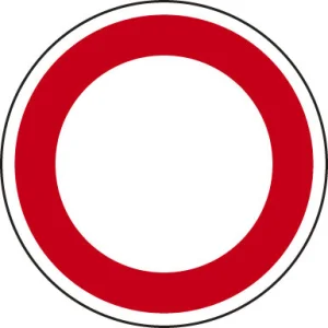 道路標識 (構内用) 最高速度 アルミ 600φ (894-18A)