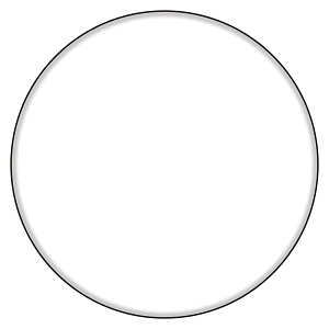 アルミ白無地板 φ600 (894-53)