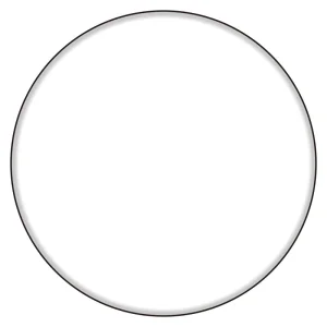 アルミ白無地板 φ600 (894-53)