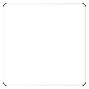 アルミ白無地板 600角 (894-54)