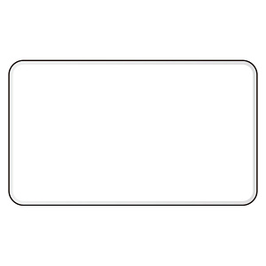 アルミ白無地板 350×600×1.2 (894-56)