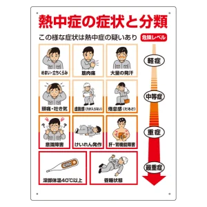 熱中症の症状と分類 (HO-313A)