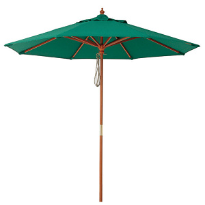 マーケットパラソル 2.7m グリーン (HO-5901)