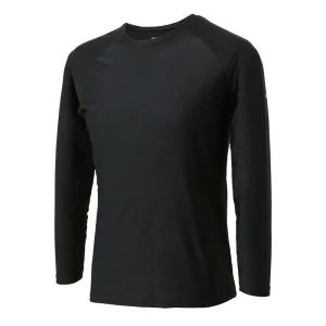 フリーズテッククルーネックシャツ黒L (HO-640A-L)