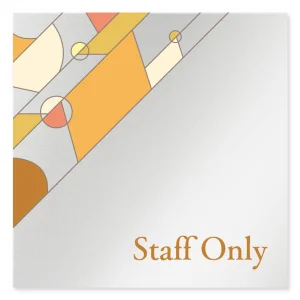 デザイナールームプレート　アパレル向け　グラス