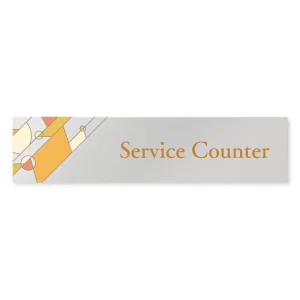 デザイナールームプレート　アパレル向け　グラス