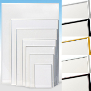 前開き式ポスターフレーム スリムエイト B3 シルバー