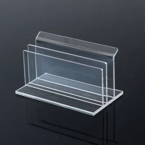 アクリル製メニュースタンド 卓上タイプ ダブル (56957***)
