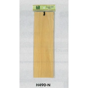 表示プレートH ドアサイン 両面 桧 表示:無地 (H490-N)