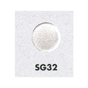 表示プレートH 透明ガラス衝突防止プレート 丸型 素材:ステンレスヘアーライン (SG-32)