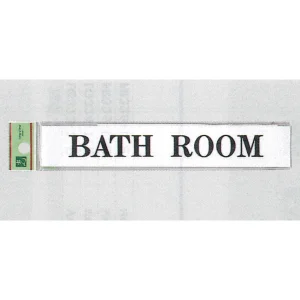 表示プレートH 室名札 アクリル 表示:BATH ROOM (バスルーム) (UP318-10)