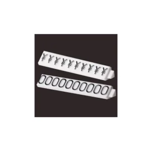 ニュープライスキューブ補充用単品 L用パーツ 1袋20粒入 ０ 白/黒文字 (07105BK0)