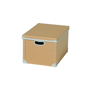 ファイバーキャリーコンテナ (フタ付) ブラック (50636BLK)