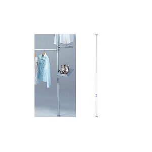 HPSポール シルバー サイズ:H1800～2200 (40576-1*)