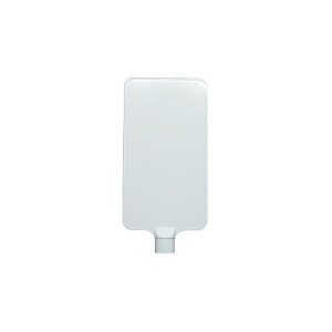 サインボード 無地 T-04 (A-2キャップ付) 白/縦 (42438***)