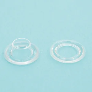プラスチックハトメ 透明 個数:100セット入 (58446P25)